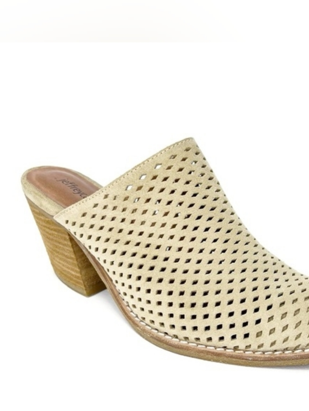 Jeffrey Campbell Women’s Size 9 Beige Favela Suede Mules Shoes